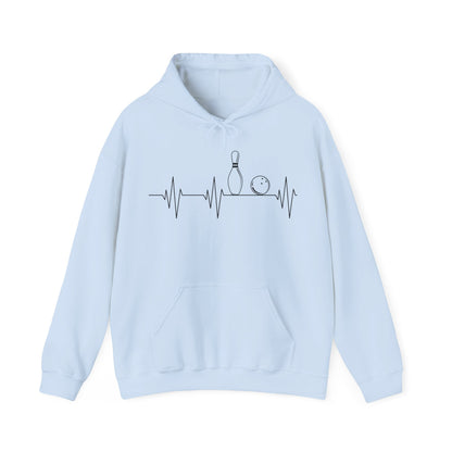 Funny Bowling Gift Cute EKG Bowlers League Hoodie For Men Women Hoodie