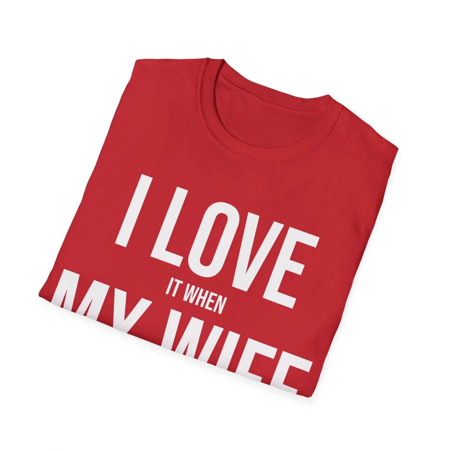 Funny I Love It When My Wife Lets Me Play Video Games Gamer Gaming Novelty T-Shirt For Men Women