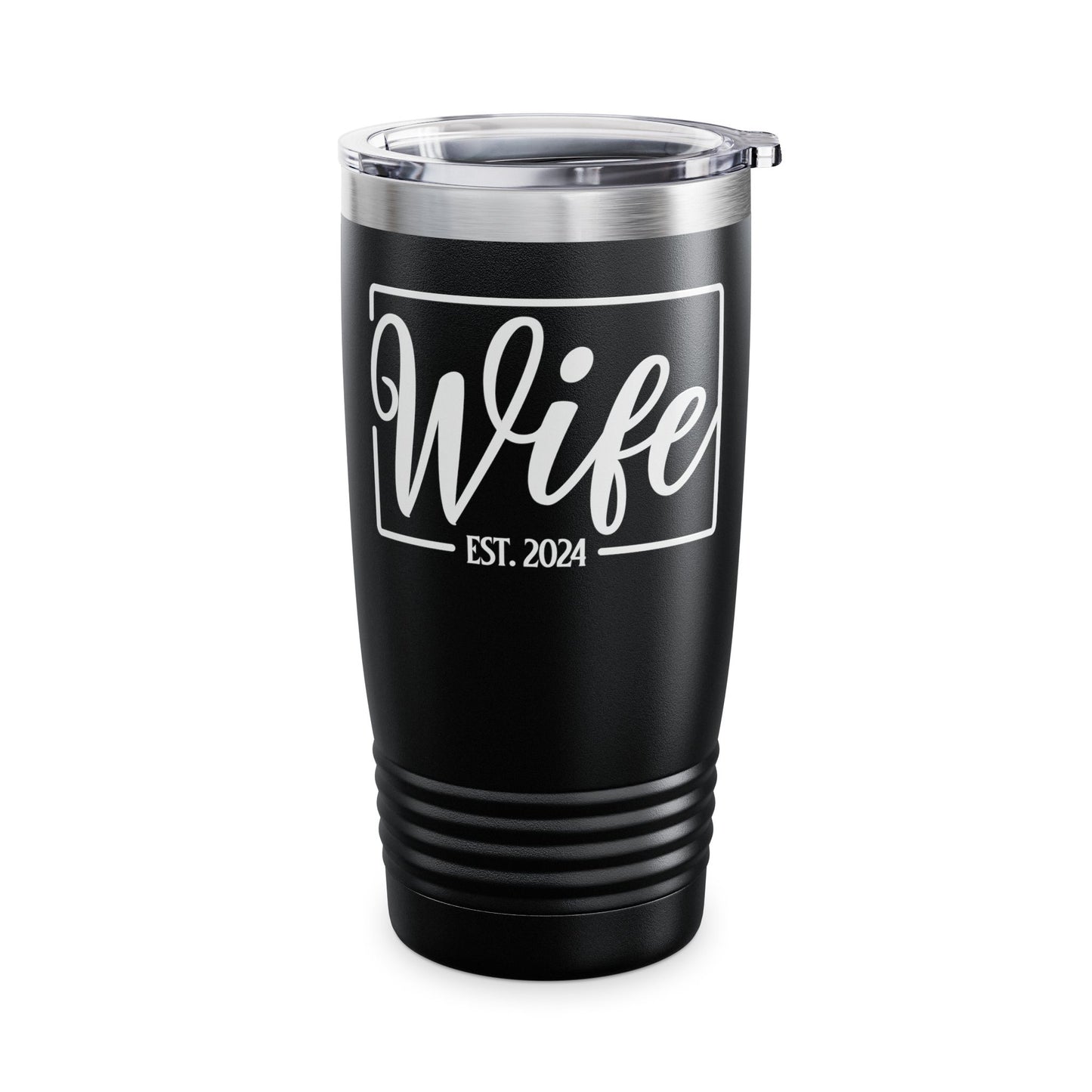 Wife Est 2024 Just Married Honeymoon Wedding Couples Tumbler For Women Tumbler