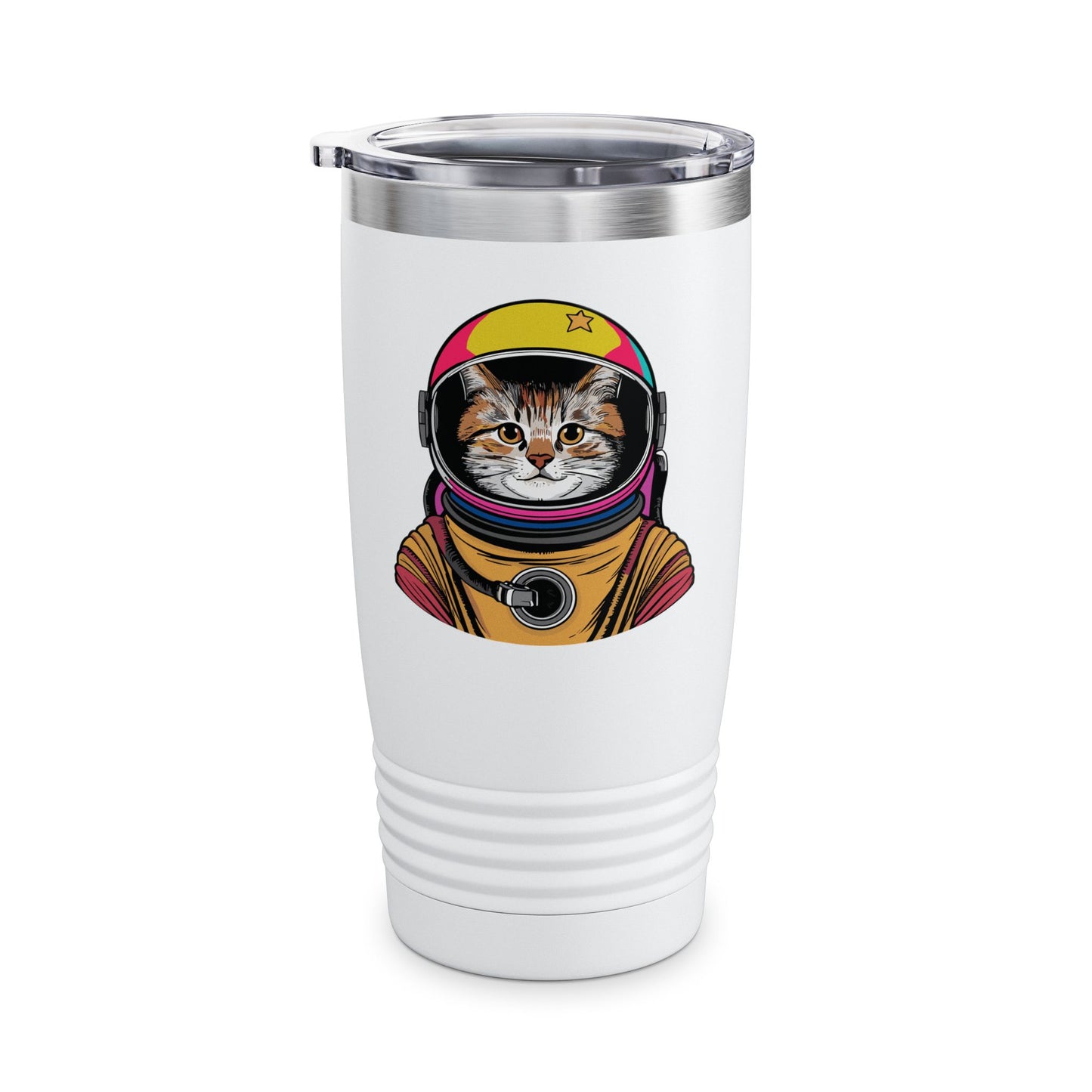 Funny Space Gifts Cat Mom Cat Dad Astronaut Space Tumbler For Men Women Kids Tumbler