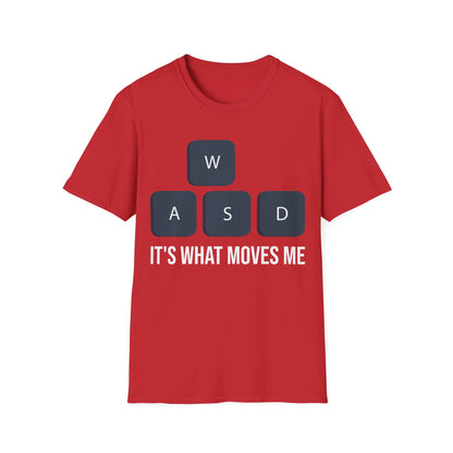 WASD It's What Moves Me Funny Computer Video Games Gamer PC Gaming T-Shirt