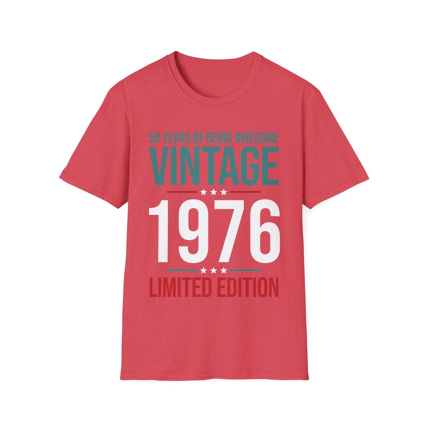 50 Year Old Gifts Vintage 1976 50 Years Awesome 50th Birthday T-Shirt