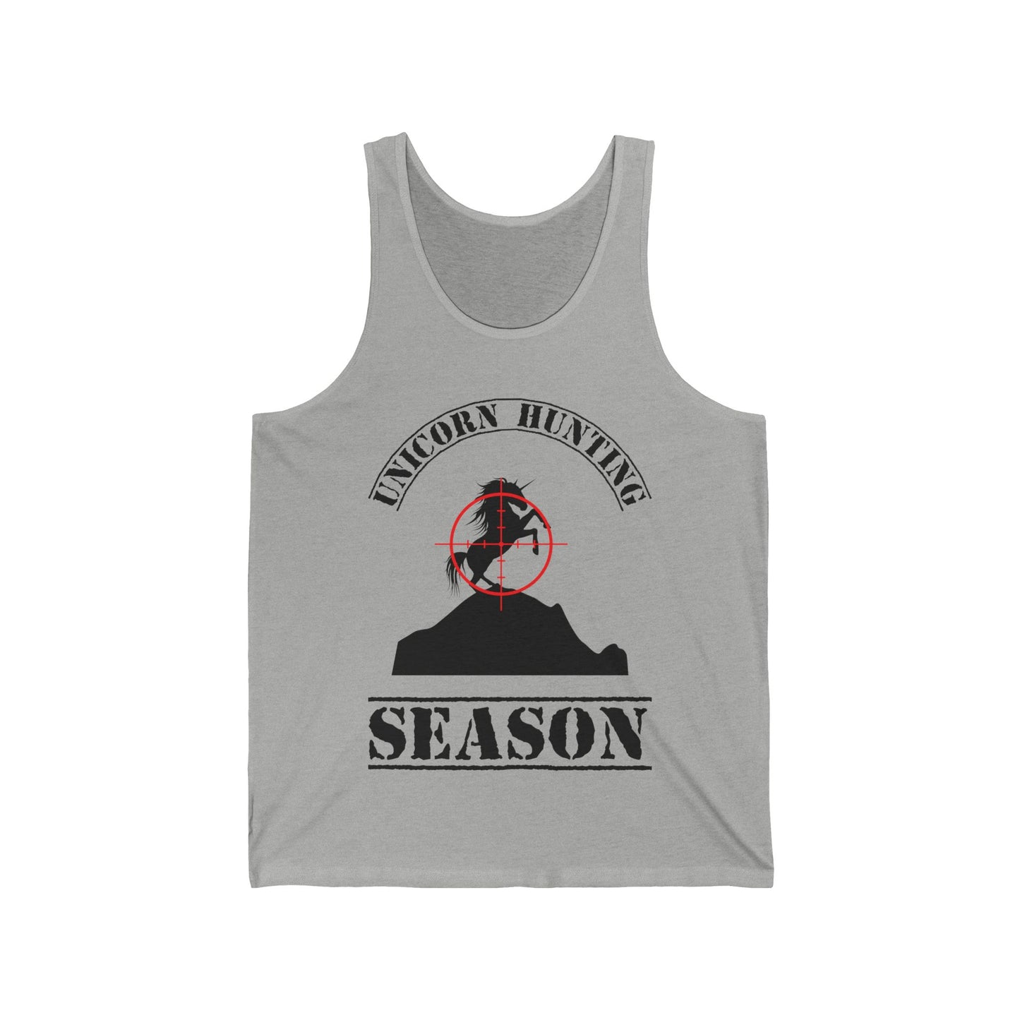 Funny Unicorn Hunting Season Inquire Within Hunting Tank Top Men Women