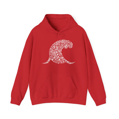 Silhouette Wave Cup For Surfer Surf Girls Surfing Hoodie