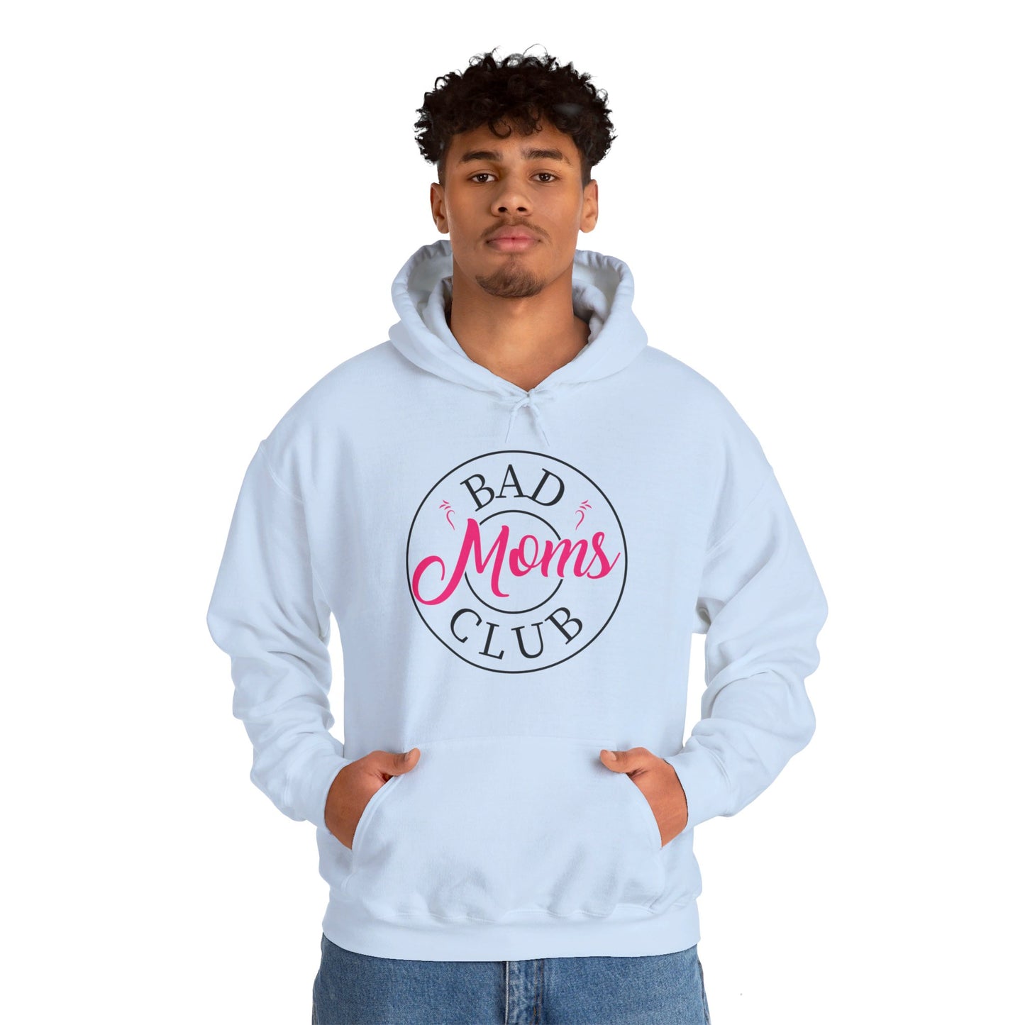 Funny Bad Moms Clubs New Mom Mother Hustler Sarcastic Woman Gift Hoodie