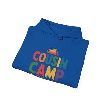 Cousin Camp 2026 Camping Campfire Summer Vacation Family Hoodie