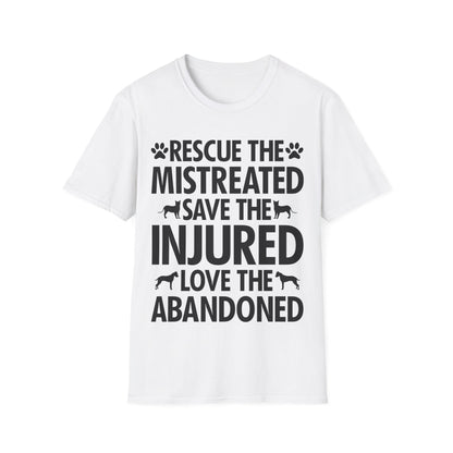 Rescue Pet Adoption Animal Welfare Gift T-shirt For Animal Lovers Men Women T-Shirt