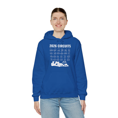 2026 Schedule Formula Racing Formula Car Retro Vintage Hoodie