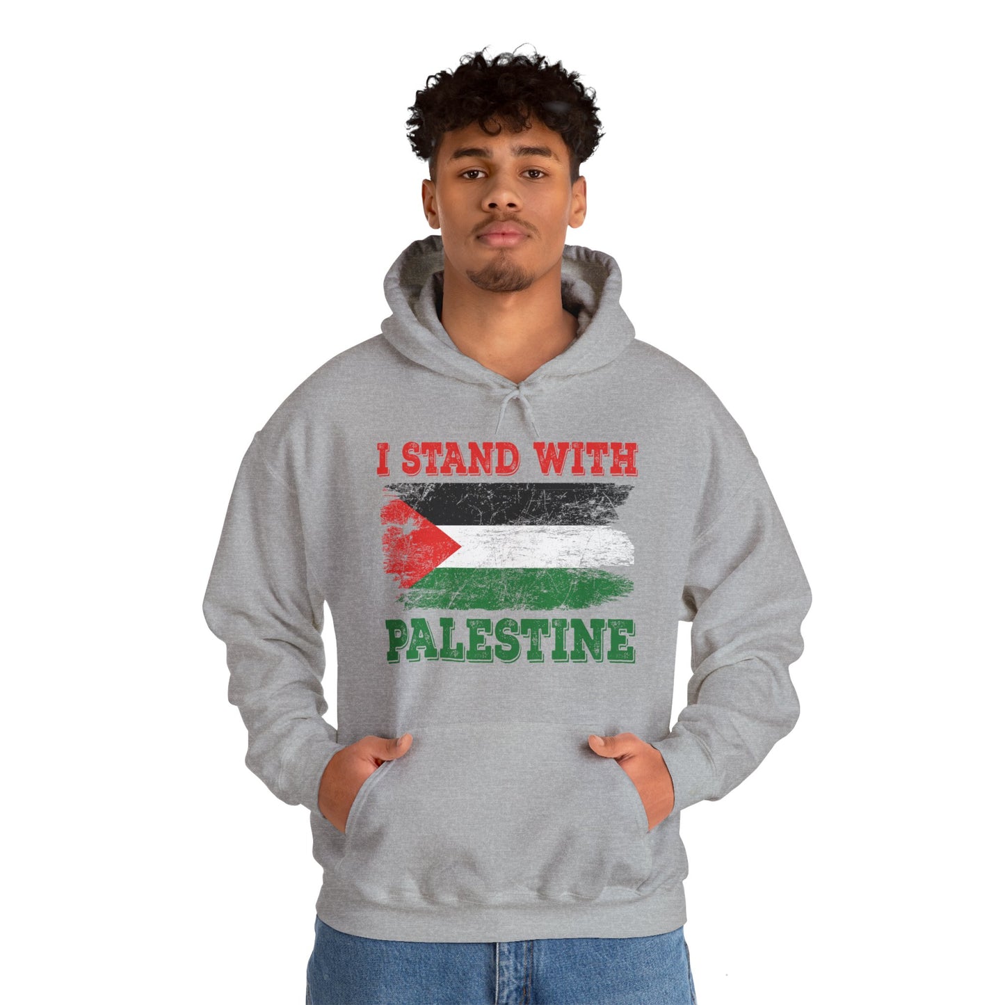 I Stand With Palestine Free Palestine Flag Gaza Palestinian Flag Hoodie For Men Women Hoodie