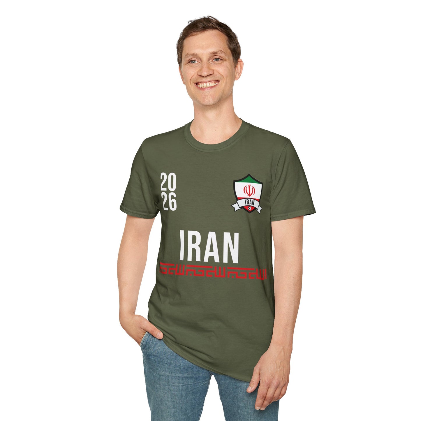 Iran Soccer Tee Flag Football Shirt Gift USA 2026 T-Shirt