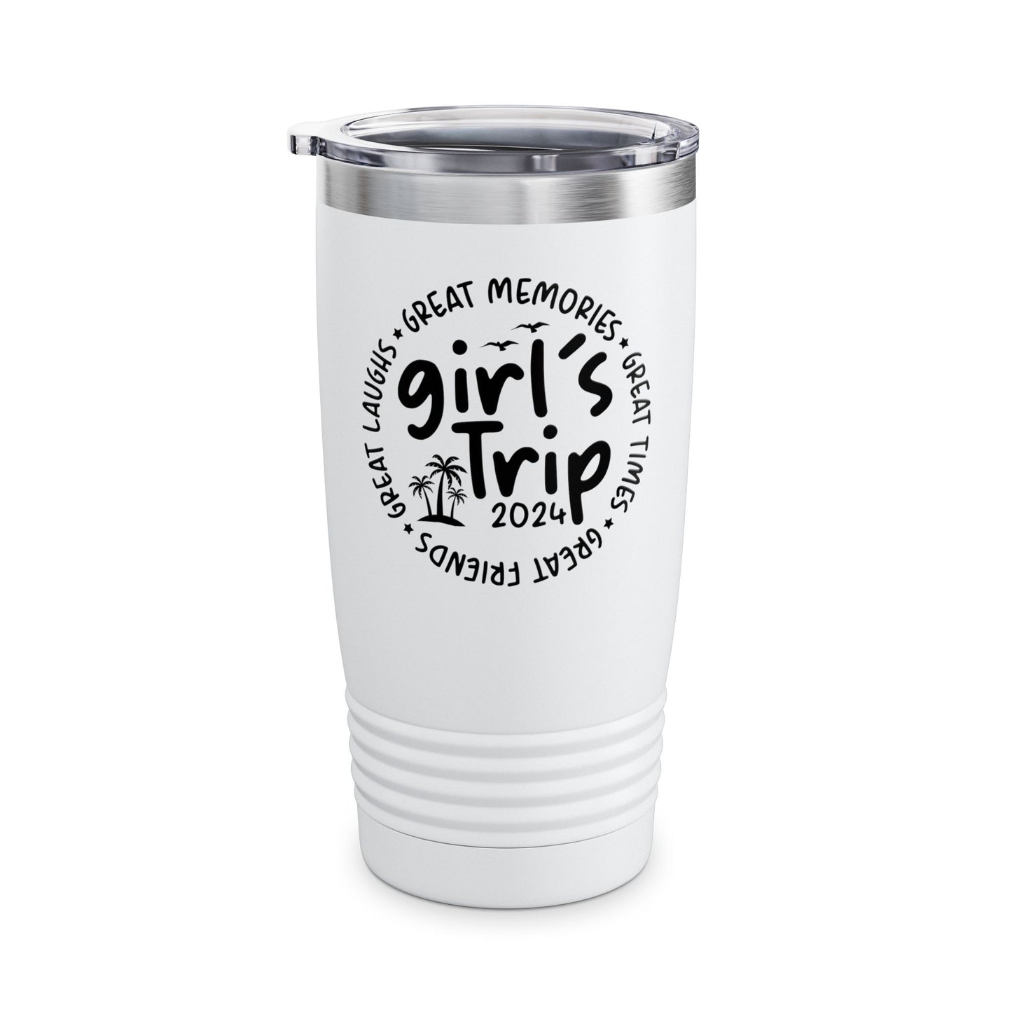 Girl's Trip 2024 Memories Friends Trip Matching Vacation Tumbler For Men Women Tumbler