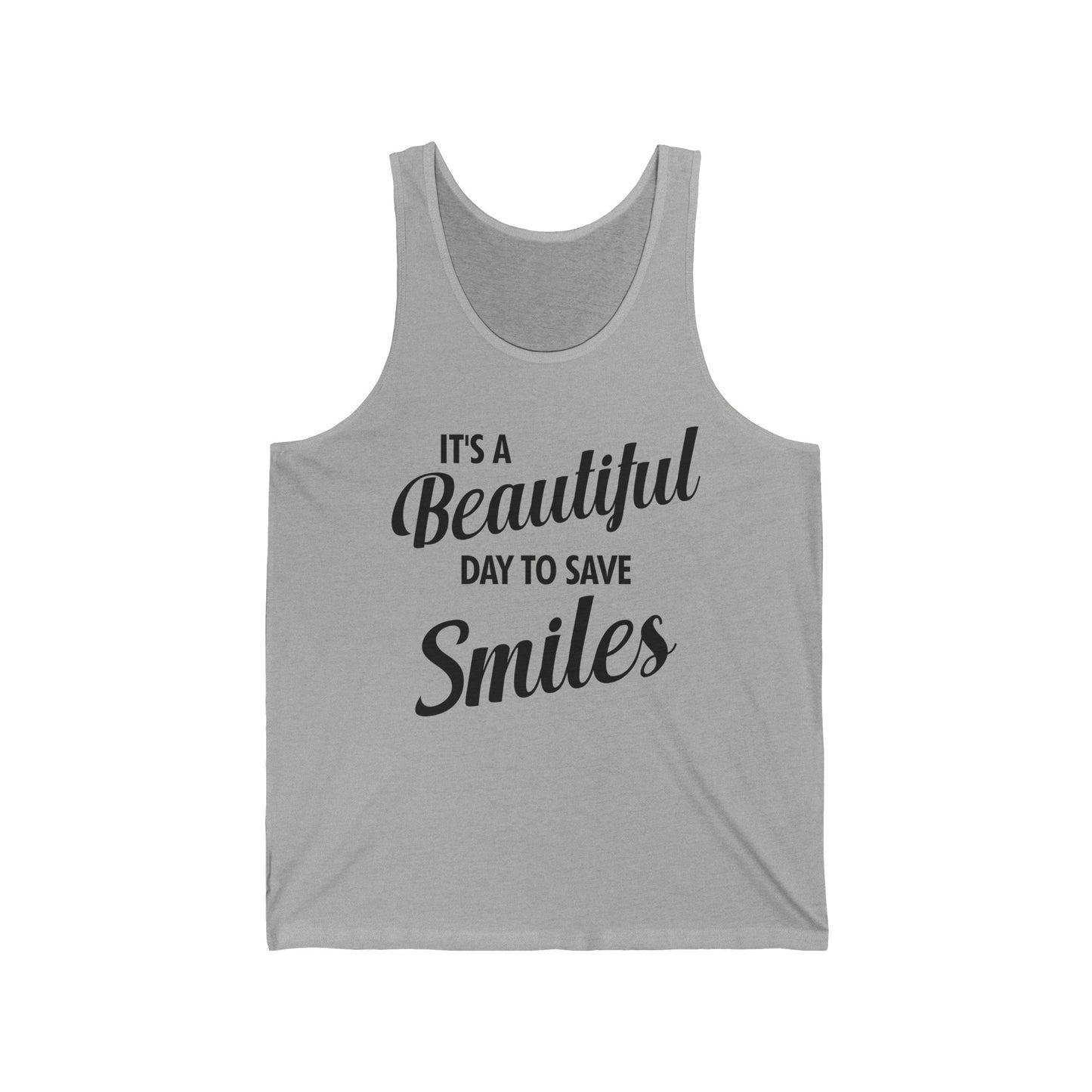 It's a Beautiful Day to Save Smiles Dental Hygienist Funny Dentist Tank Top