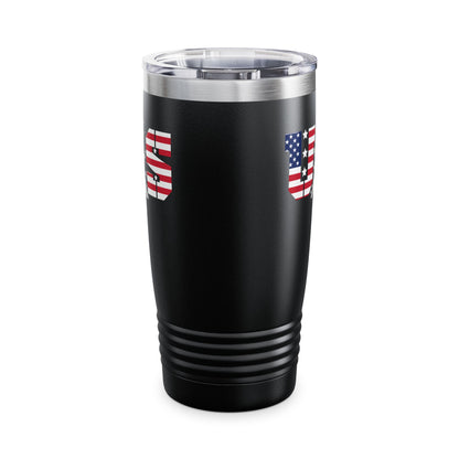 USA Eiffel Tower 2024 Summer Sports Patriotic Supporter Tumbler For Men Women Tumbler