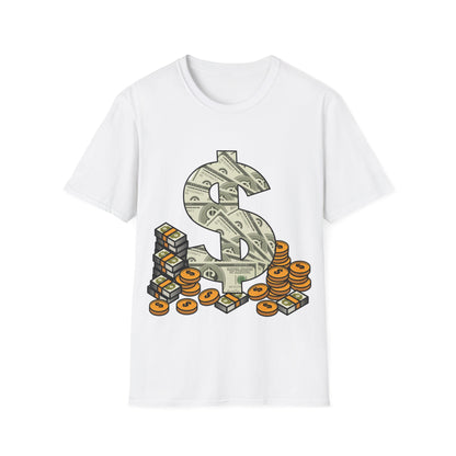 Cool As Dollar Bill Dollar Sign $$ Gift T-Shirt For Men Women T-Shirt