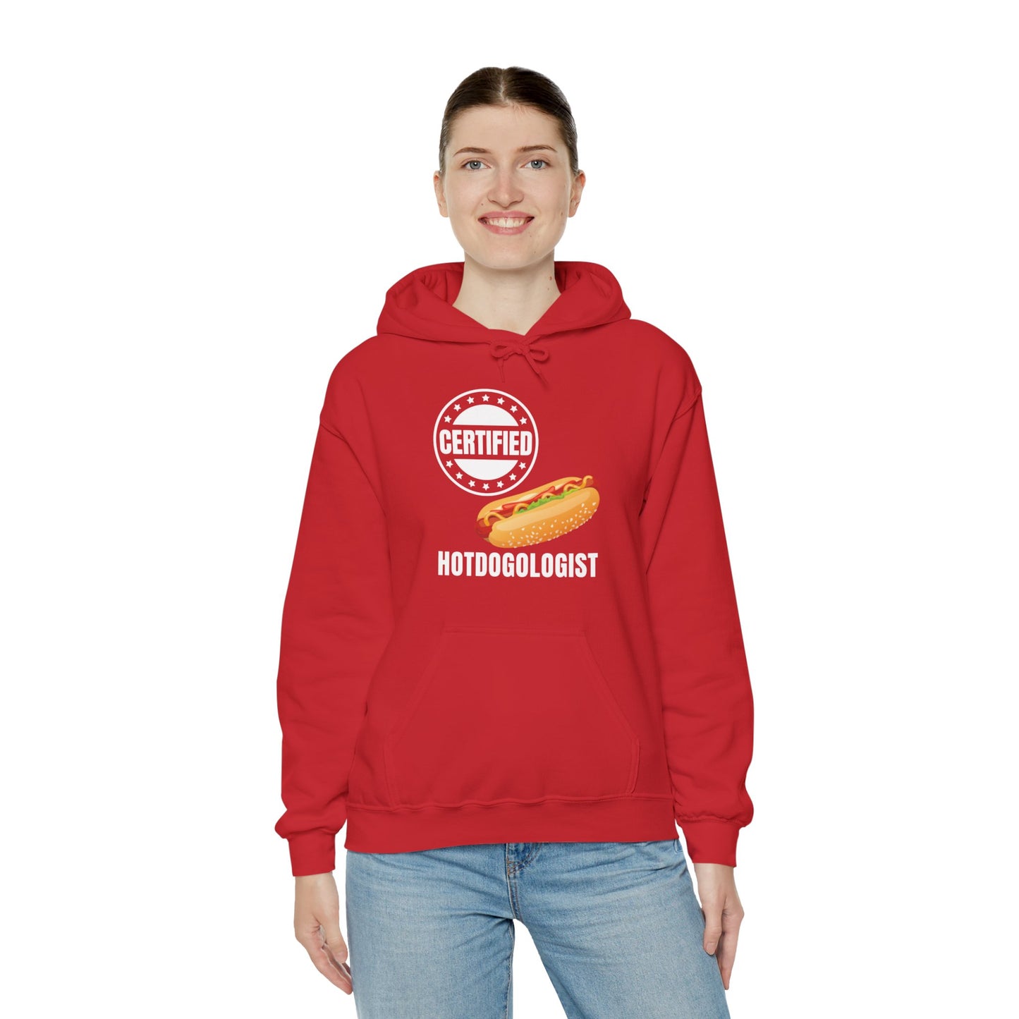 Certified Hotdogologist Hotdog Cool Sausage Hot Dog Lover Hoodie For Men Women Hoodie