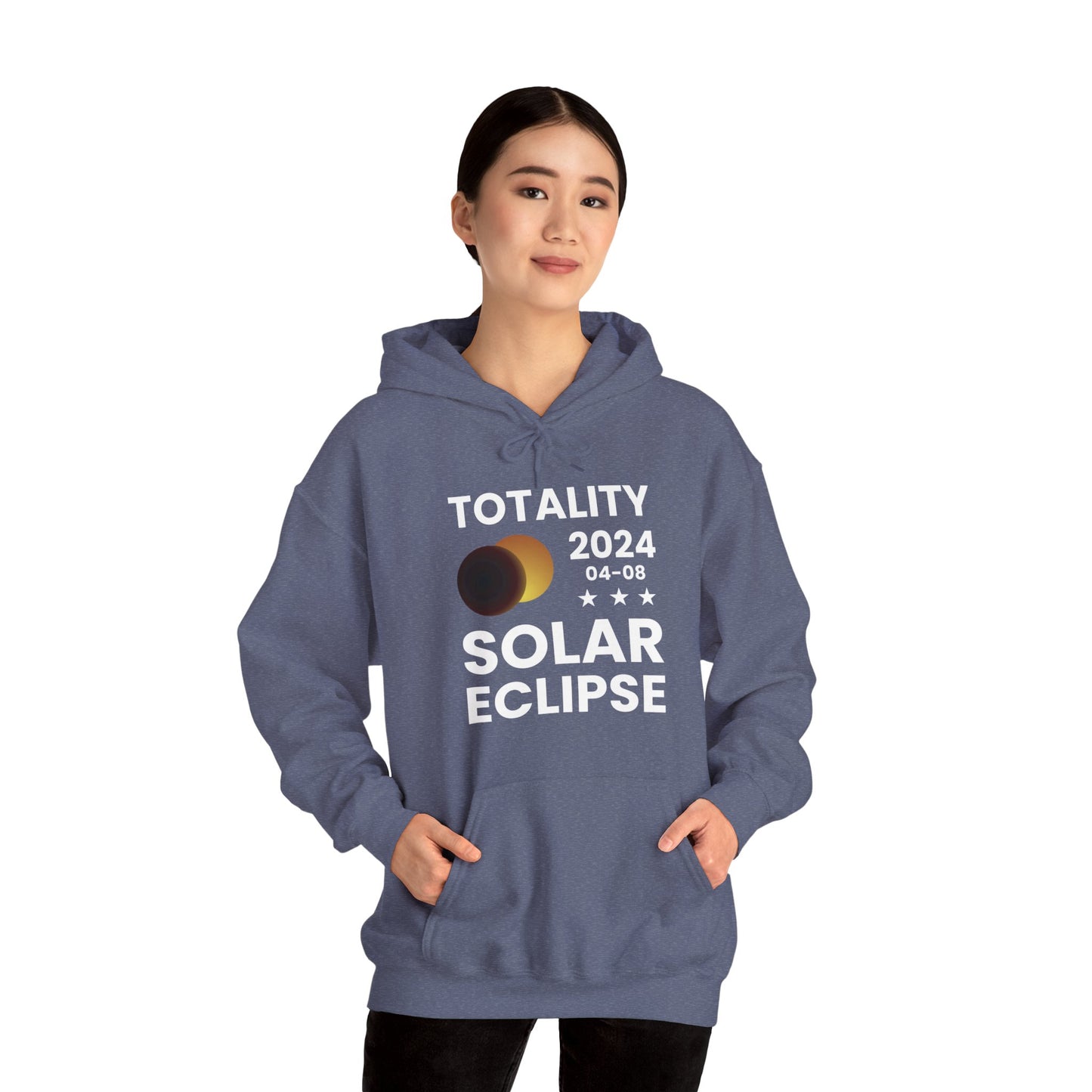 Totality Solar Eclipse 2024 America Retro Total Eclipse Hoodie For Men Women Hoodie