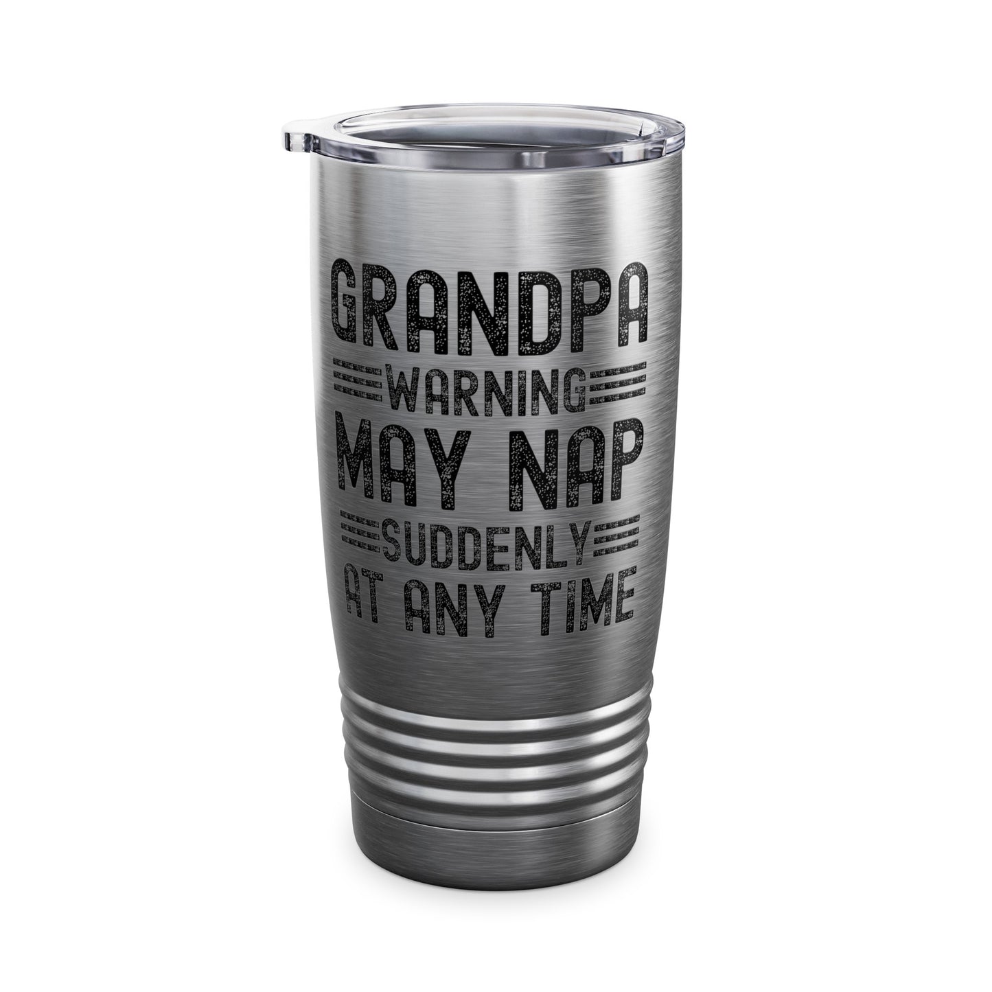 Funny Mens Grandpa Warning May Nap Suddenly At Any Time Vintage Father Day Tumbler