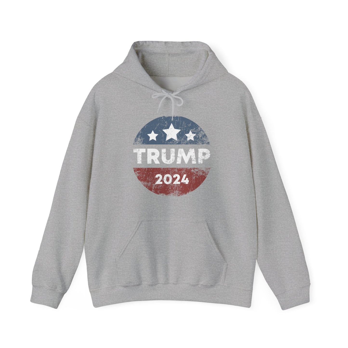 Trump 2024 Retro Campaign Button Re Elect President Trump Hoodie For Men Women Hoodie