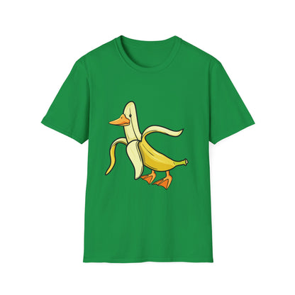 Funny Banana Duck. Anthropomorphic Vegetarian Pet Vegan Fruit Bird Animal