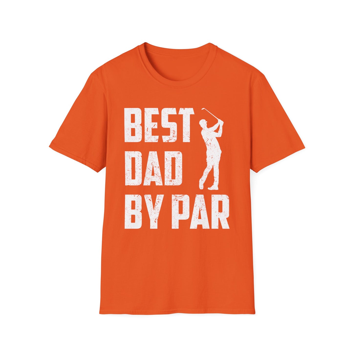 Best Dad by Par Fathers Day Daddy Golf Lover Golfer Gifts T-Shirt