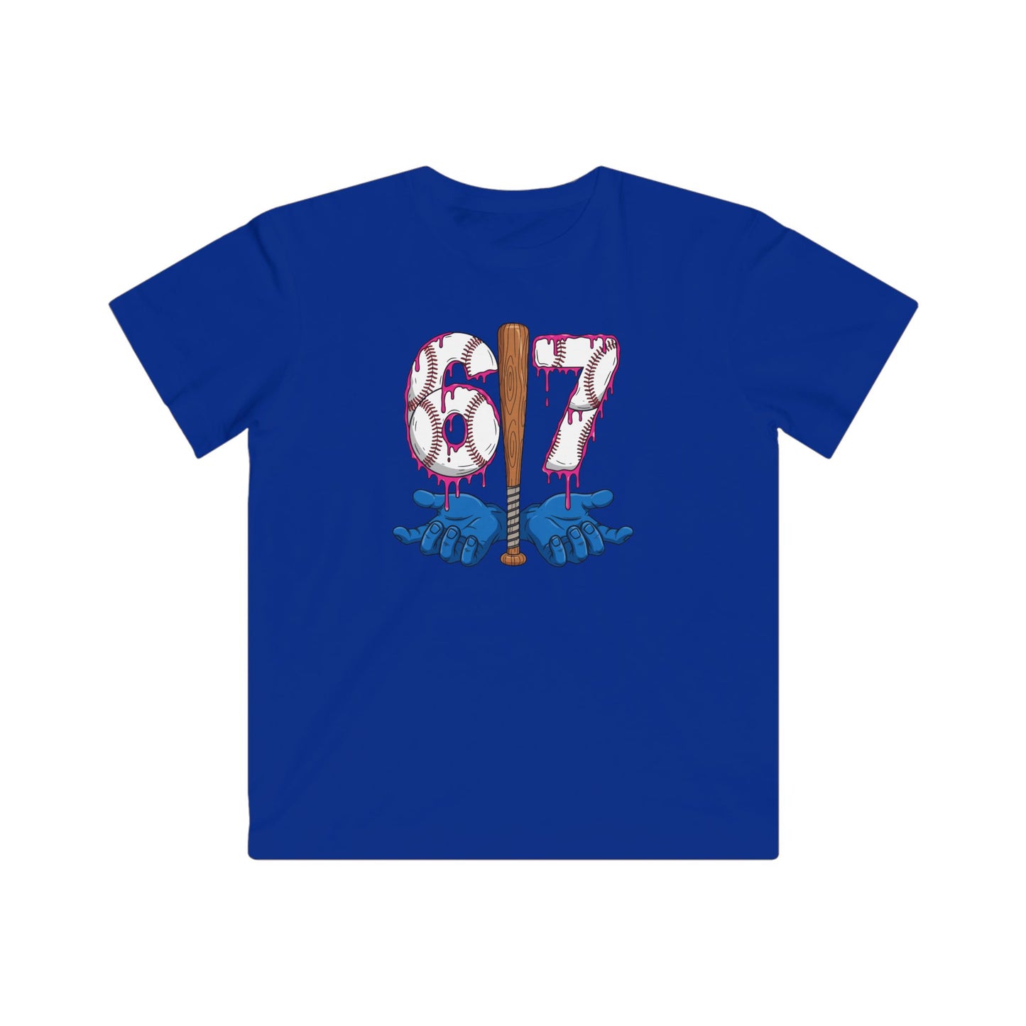 Baseball 67 Six Seven Funny Gen Alpha Meme Drip T-Shirt
