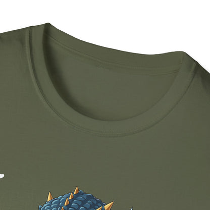 Funny Kaiju Eating Ramen Japanese Monster Lover Birthday T-Shirt
