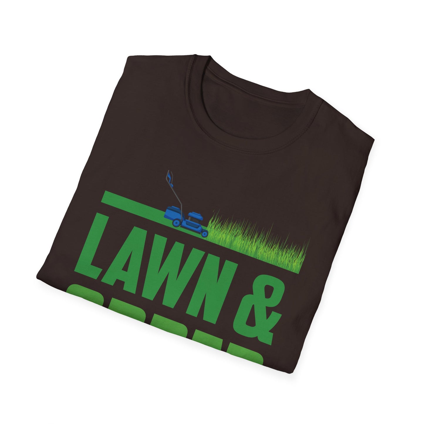 Funny Lawn & Order Special Mowing Unit Dad Joke Gardening T-Shirt