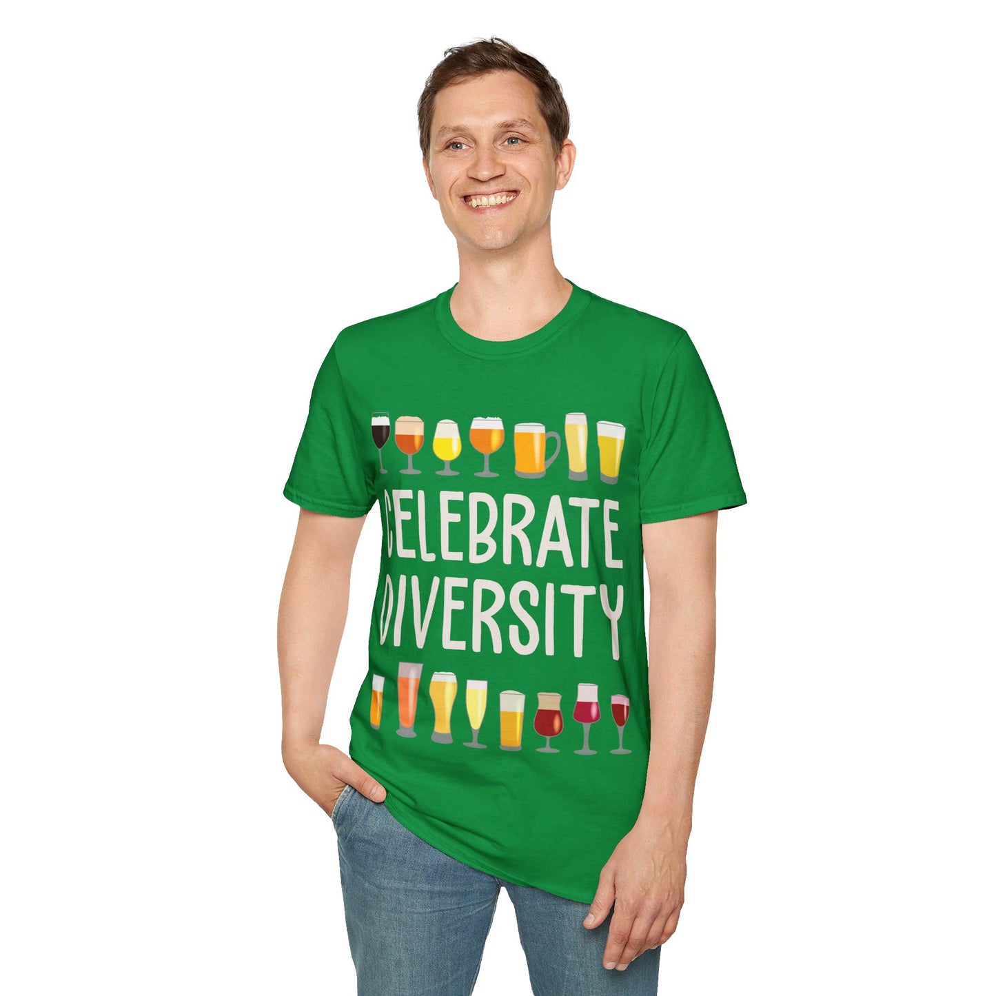 Funny Celebrate Diversity Craft Beer Drinking Weekend T-Shirt