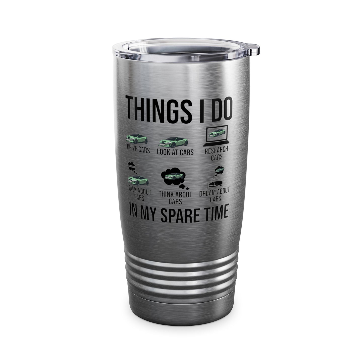 Things I Do In My Spare Time Funny Car Enthusiast Car Lover Tumbler Men Women