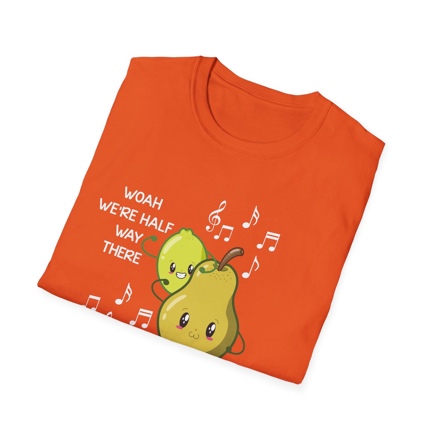 Funny Woah Lemon On A Pear Meme Unisex Softstyle T-Shirt for Teacher Foodie Travelers