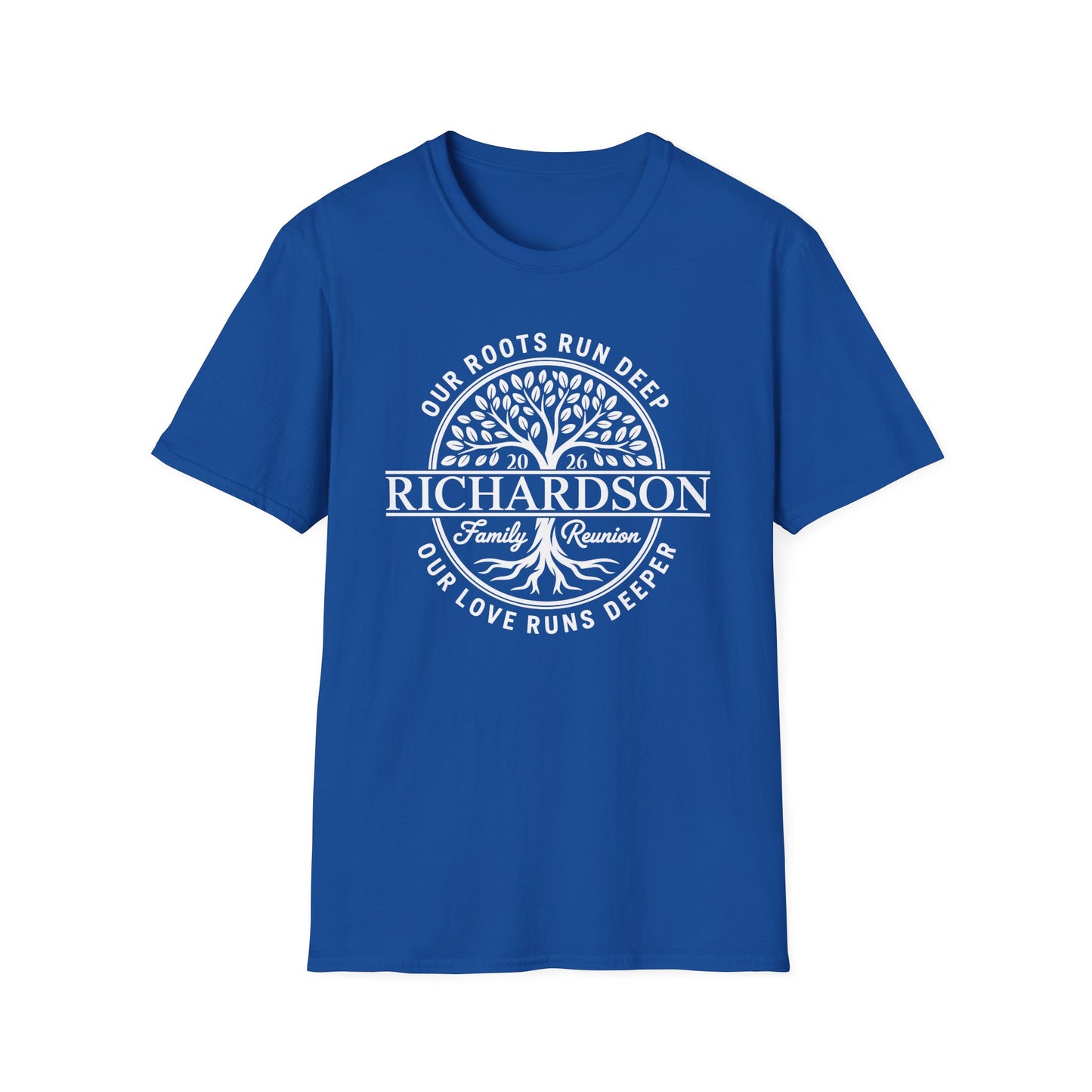 Personalized Richardson Family Reunion Our Roots Run Deep T-Shirt For Men Women