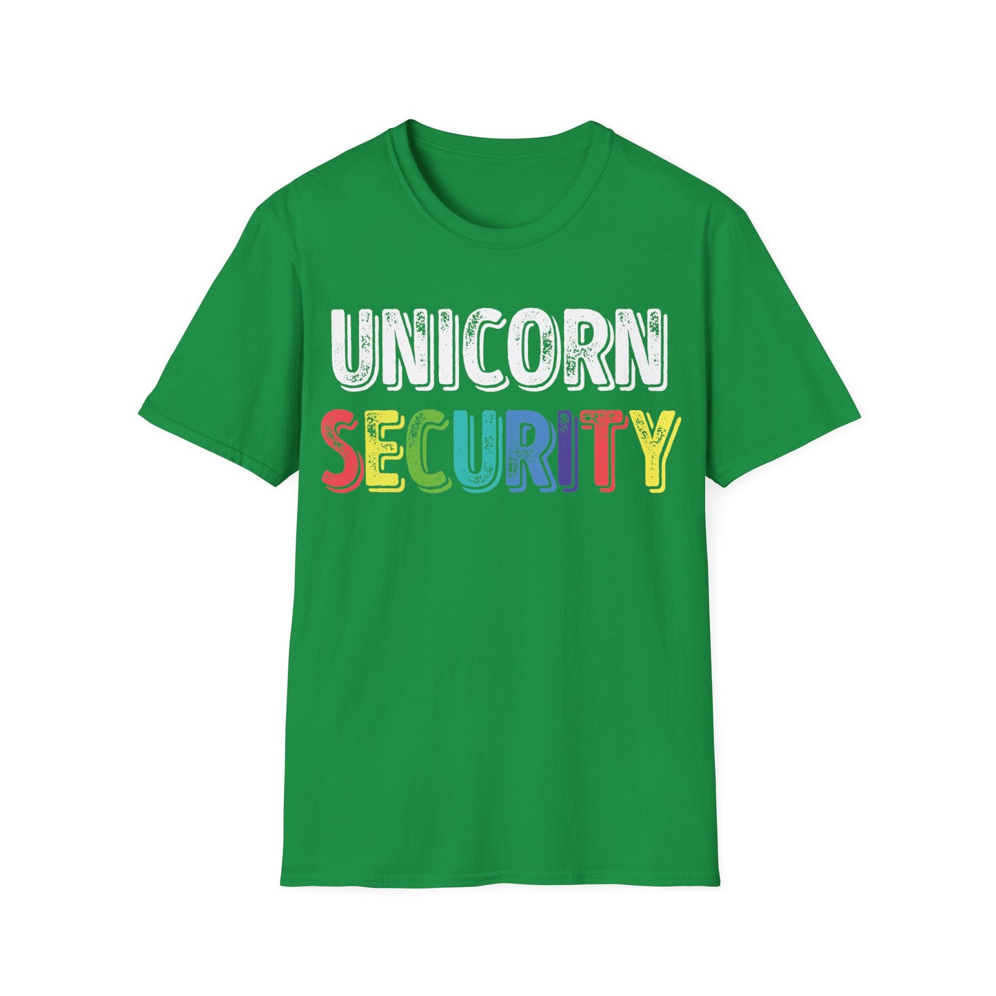 Funny Unicorn Security Costume Police T-Shirt Men Women Kids
