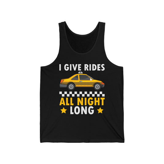 Funny Taxi Driver Driving Cab Taxicab Cabdriver Chauffeur Cabbie Tank Top For Men Women Tank Top