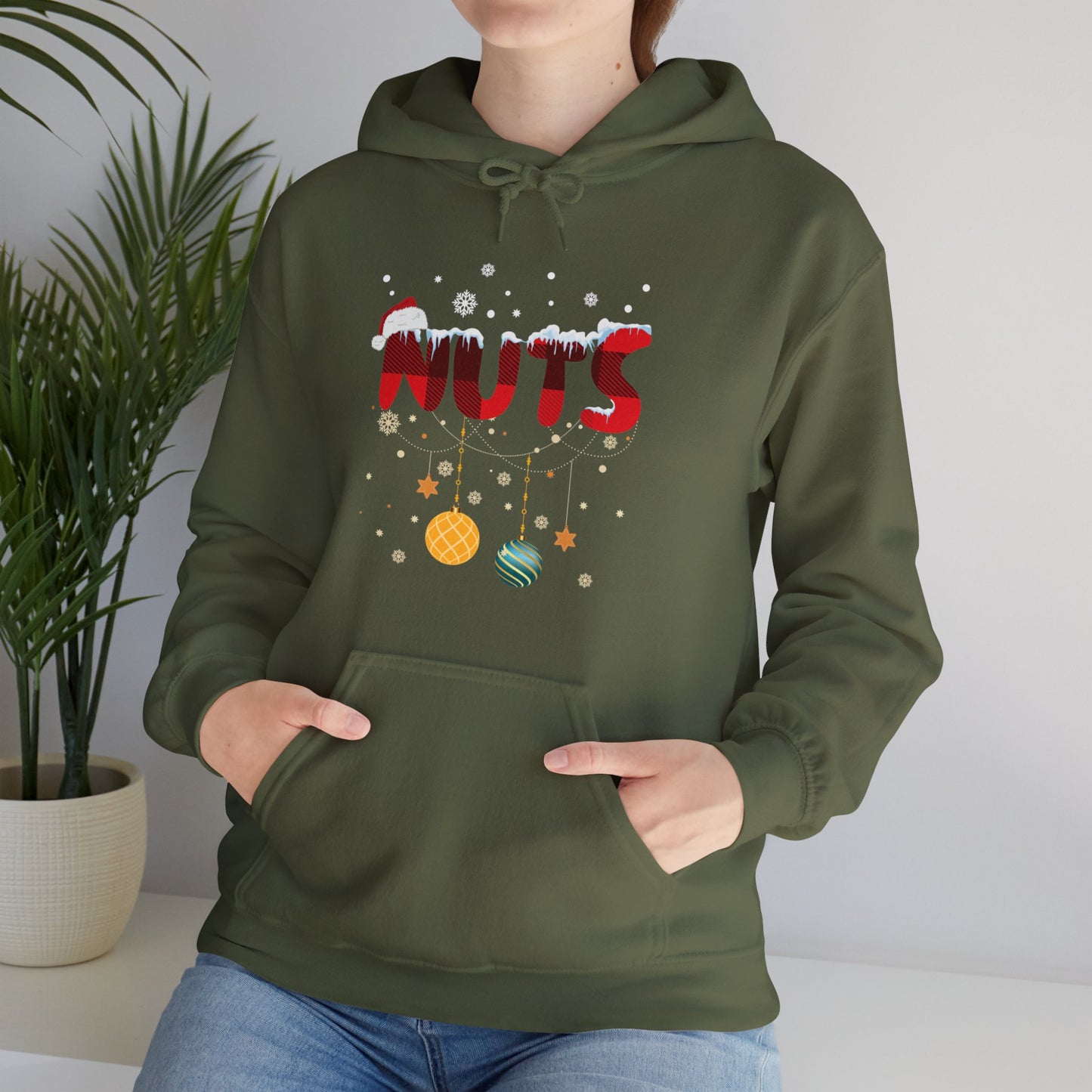 Chest Nuts Matching Chestnuts Funny Christmas Couples Nuts Hoodie