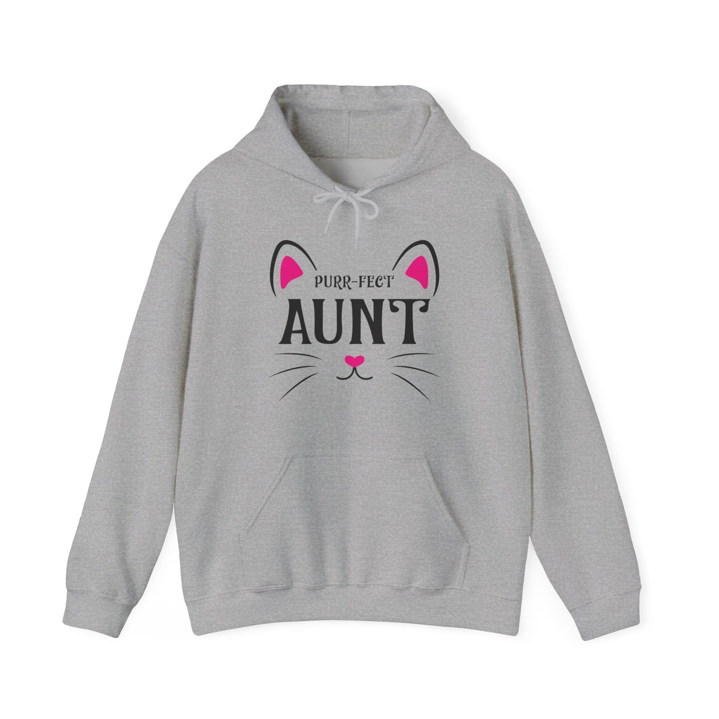 PURR-FECT Aunt Funny Cat Lover Cute Funny Kitten Hoodie Gift For Men Women Hoodie