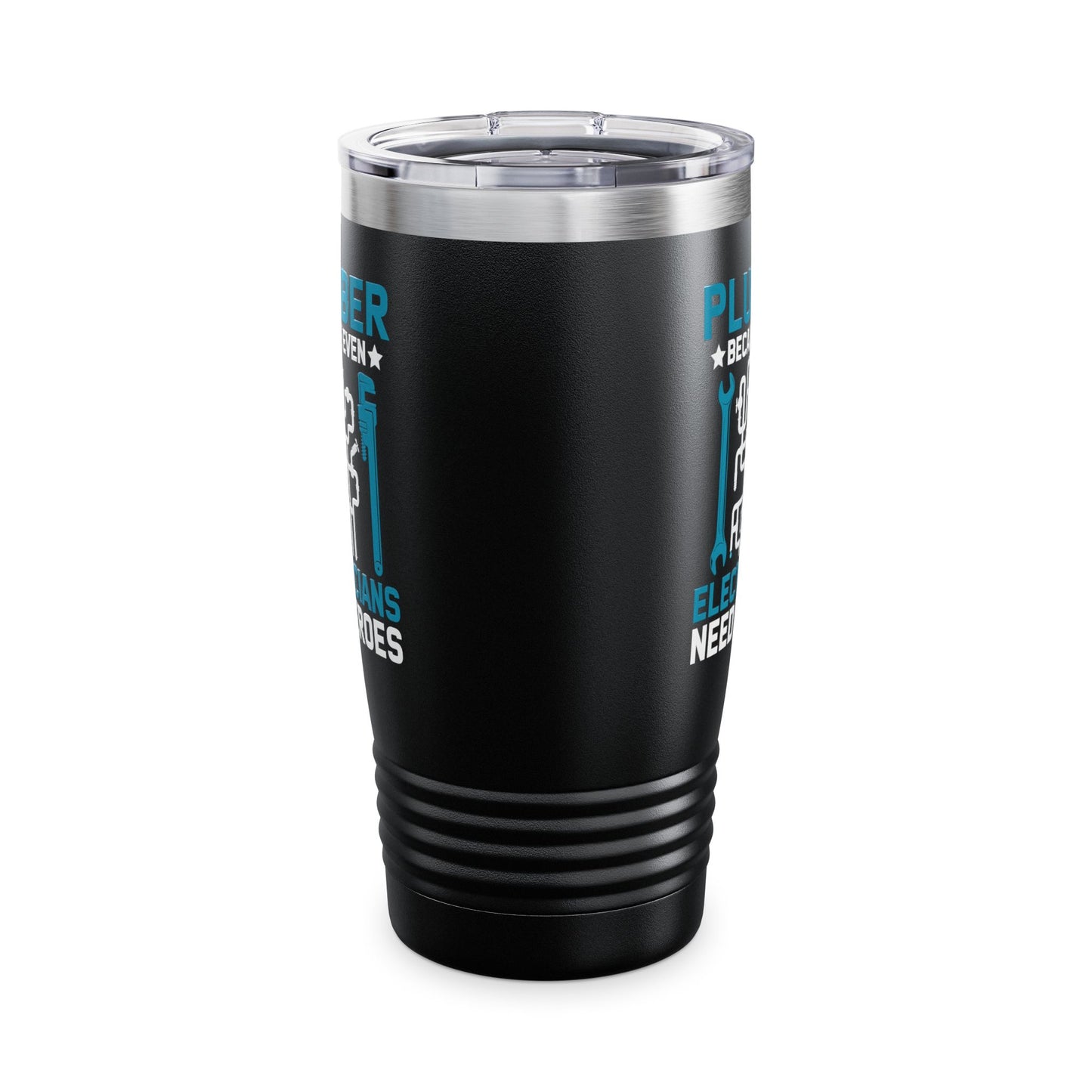 Plumber Because Even Electricians Need Heroes Funny Plumbers Tumbler For Men Women Tumbler