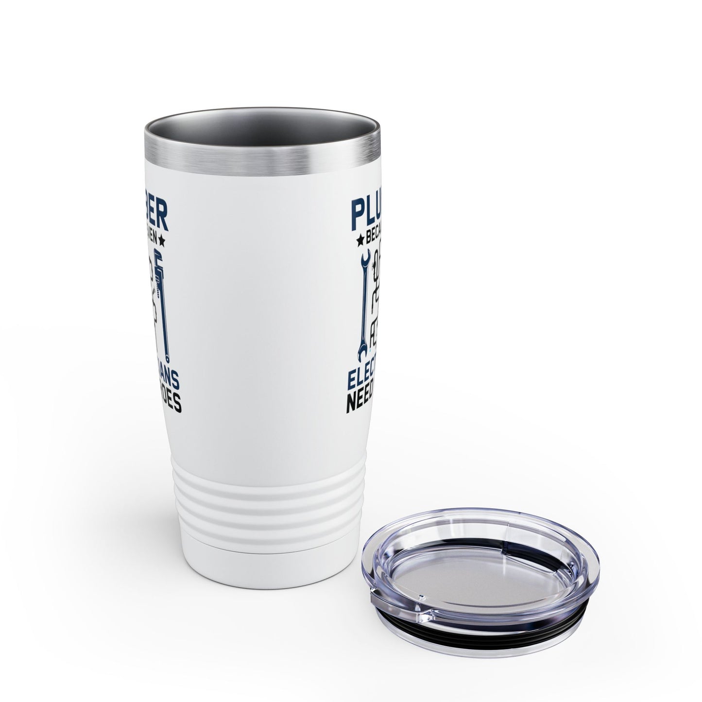 Plumber Because Even Electricians Need Heroes Funny Plumbers Tumbler For Men Women Tumbler
