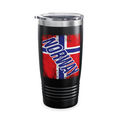 NORWAY Flag Vintage Distressed NORWAY Tumbler