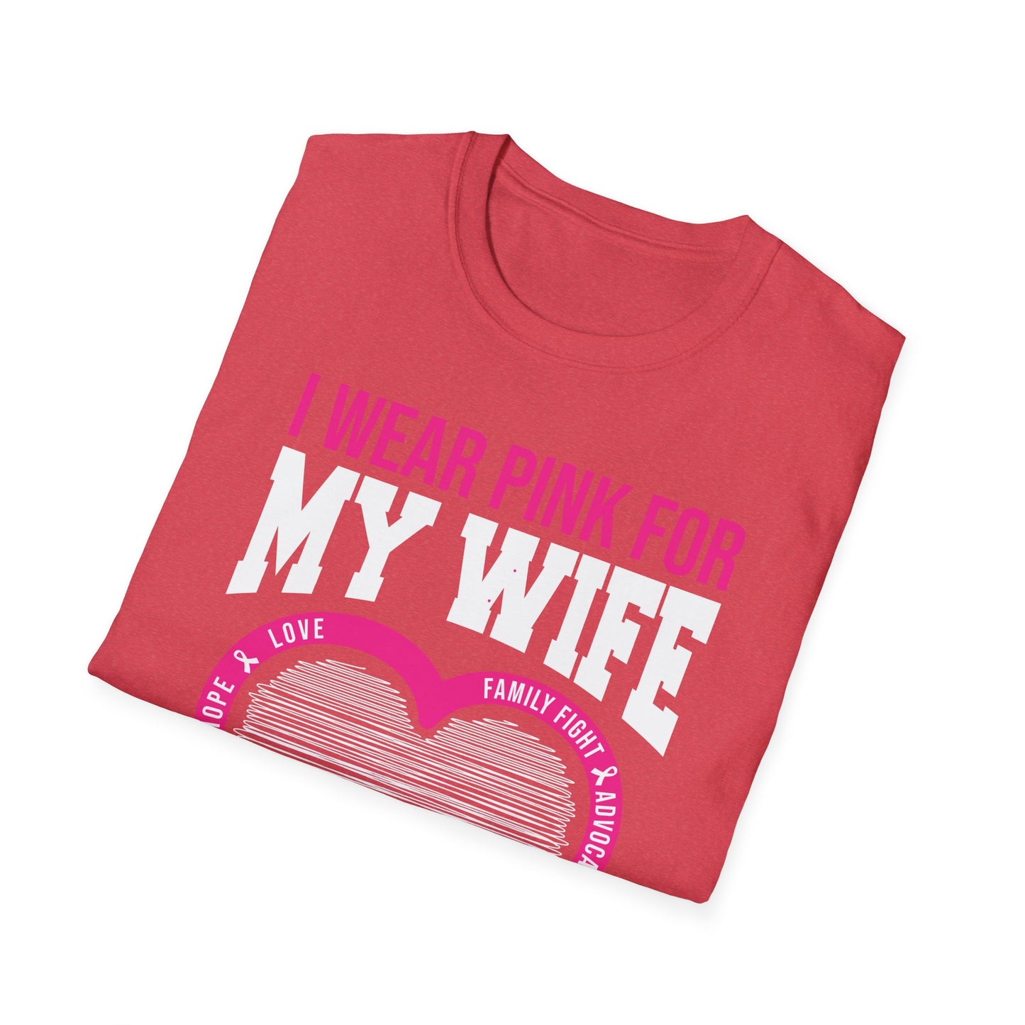 Husband Men I Wear Pink for My Wife Breast Cancer Awareness T-Shirt