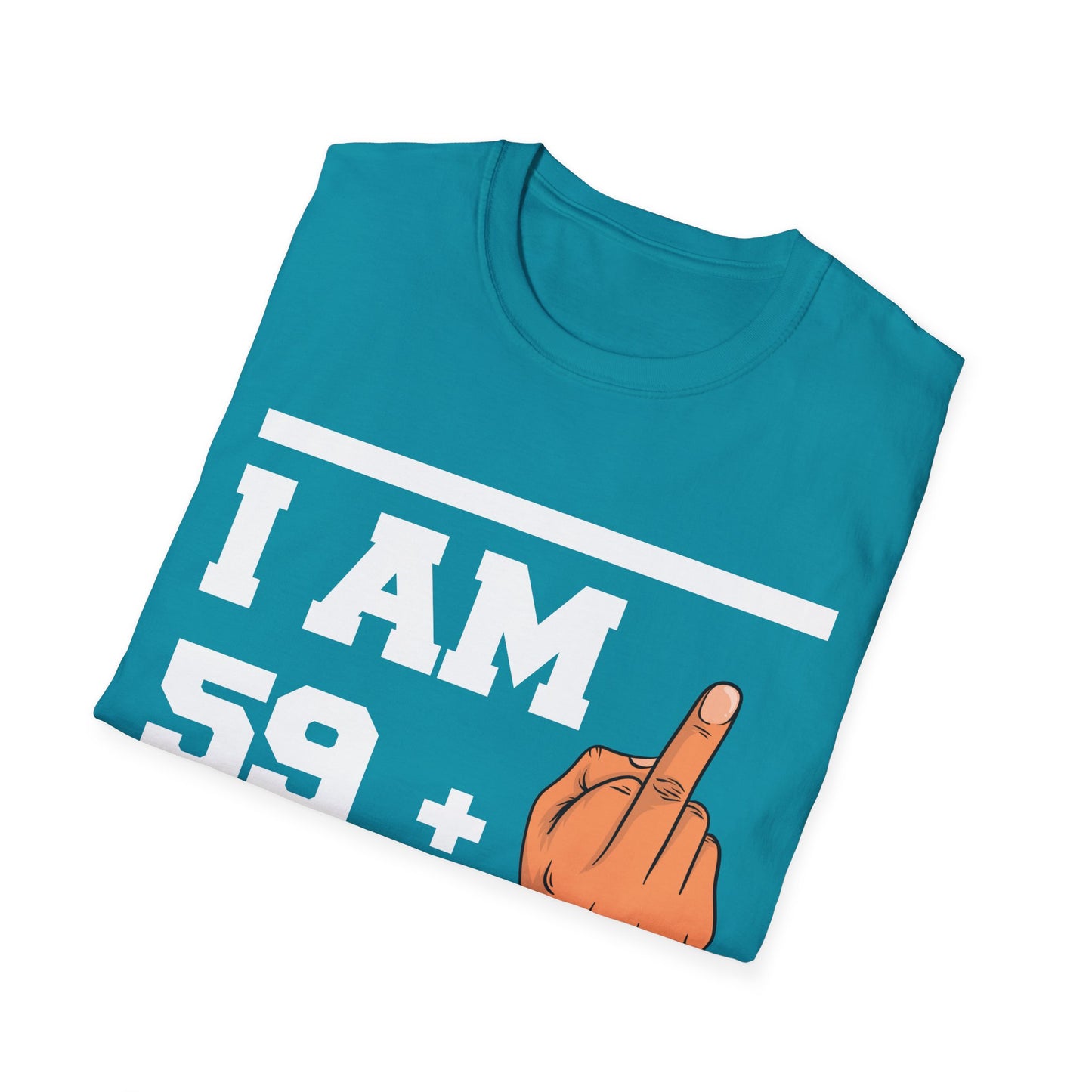 Funny 60th Birthday Sarcastic Gift 59+1 59 Plus 1 T-Shirt