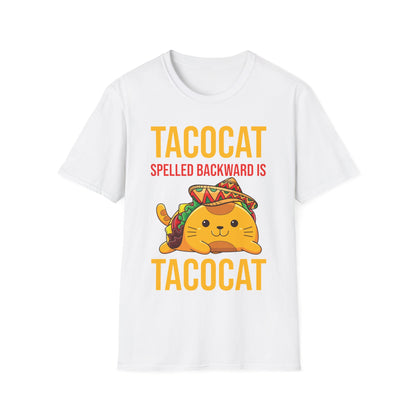 Funny Tacocat Spelled Backwards is Tacocat Cat Food Foodie T-Shirt