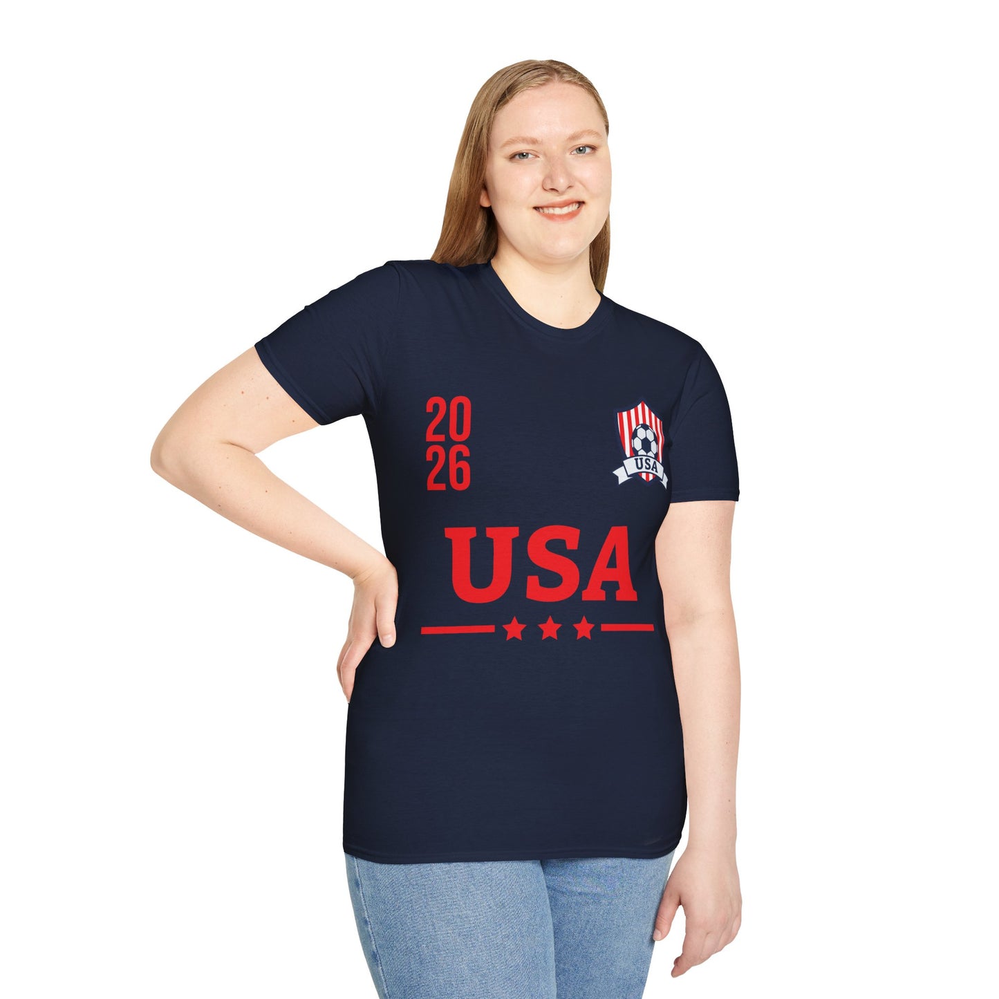 USA Soccer Tee Flag Football Shirt Gift 2026 T-Shirt