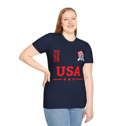 USA Soccer Tee Flag Football Shirt Gift 2026 T-Shirt