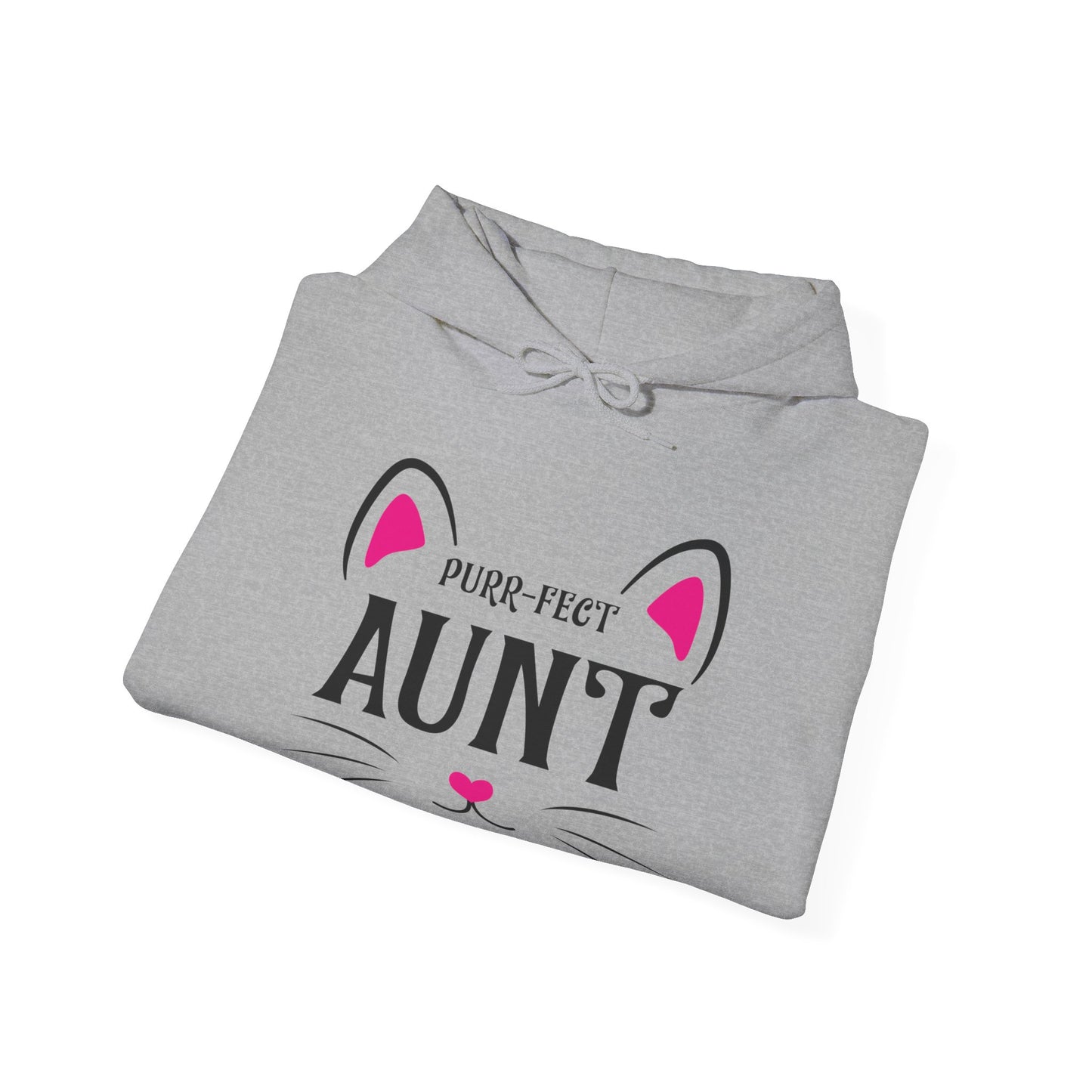 PURR-FECT Aunt Funny Cat Lover Cute Funny Kitten Hoodie Gift For Men Women Hoodie