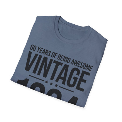 60 Year Old Gifts Vintage 1964 60 Years Awesome 60th Birthday T-Shirt