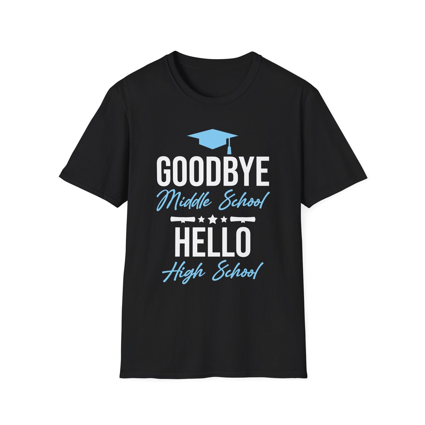 Goodbye Middle School Hello High School Funny Graduation T-Shirt