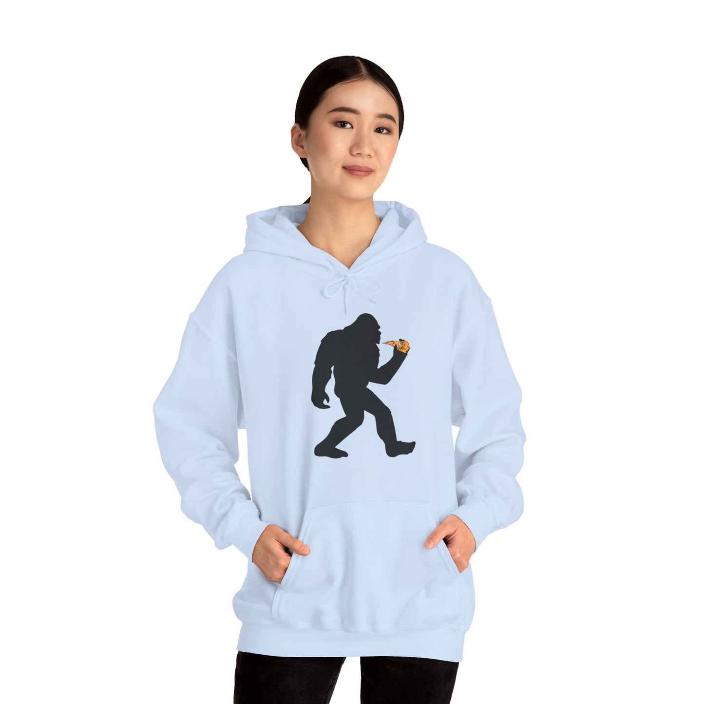 Funny Bigfoot Pizza Food Lovers Foodie Gifts Pepperoni Hoodie Men Women