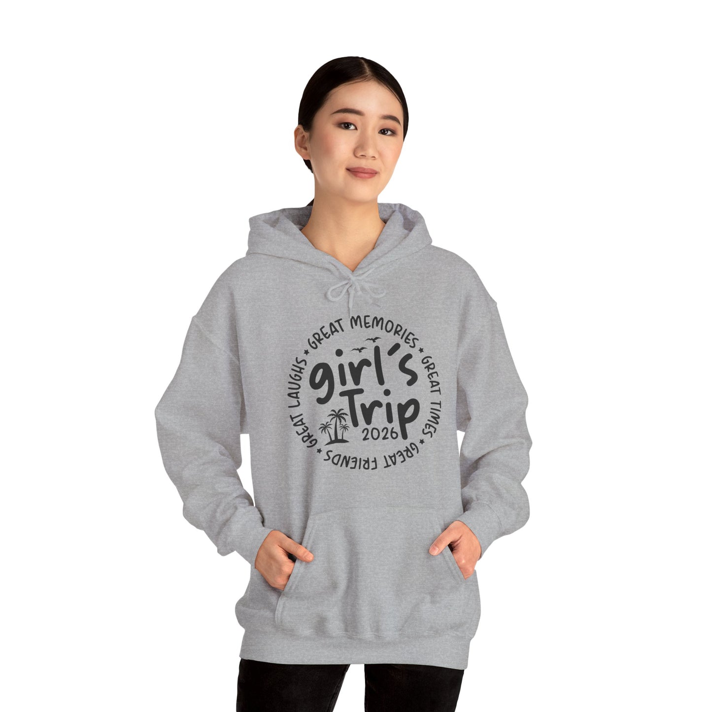 Girl's Trip 2026 Memories Friends Trip Matching Vacation Hoodie For Men Women Hoodie