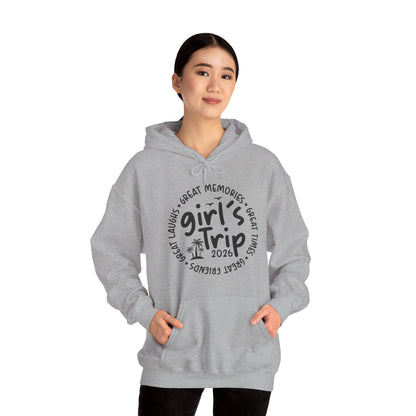 Girl's Trip 2026 Memories Friends Trip Matching Vacation Hoodie For Men Women Hoodie