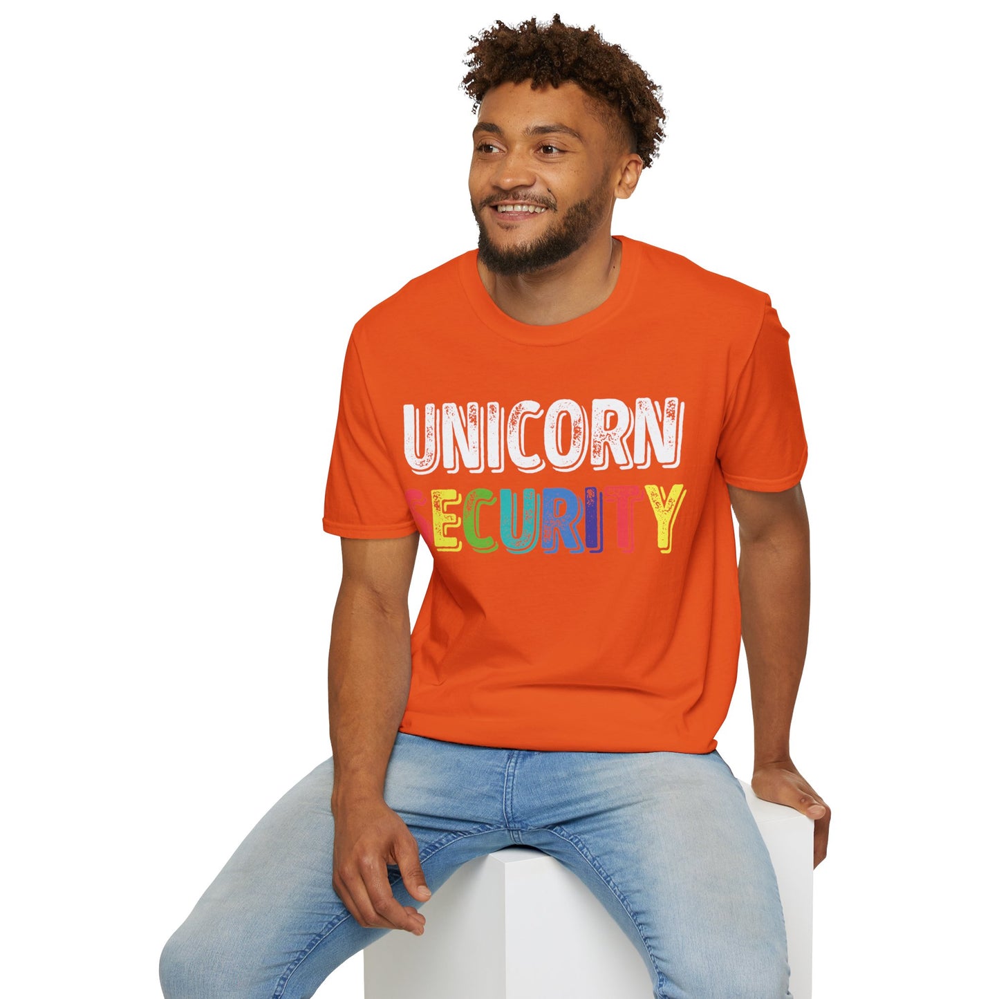 Funny Unicorn Security Costume Police T-Shirt Men Women Kids
